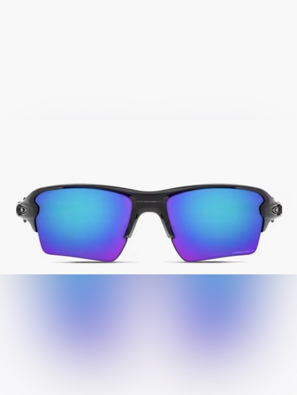 Oakley Sport Sunglasses with Blue-Purple Mirrored Lenses